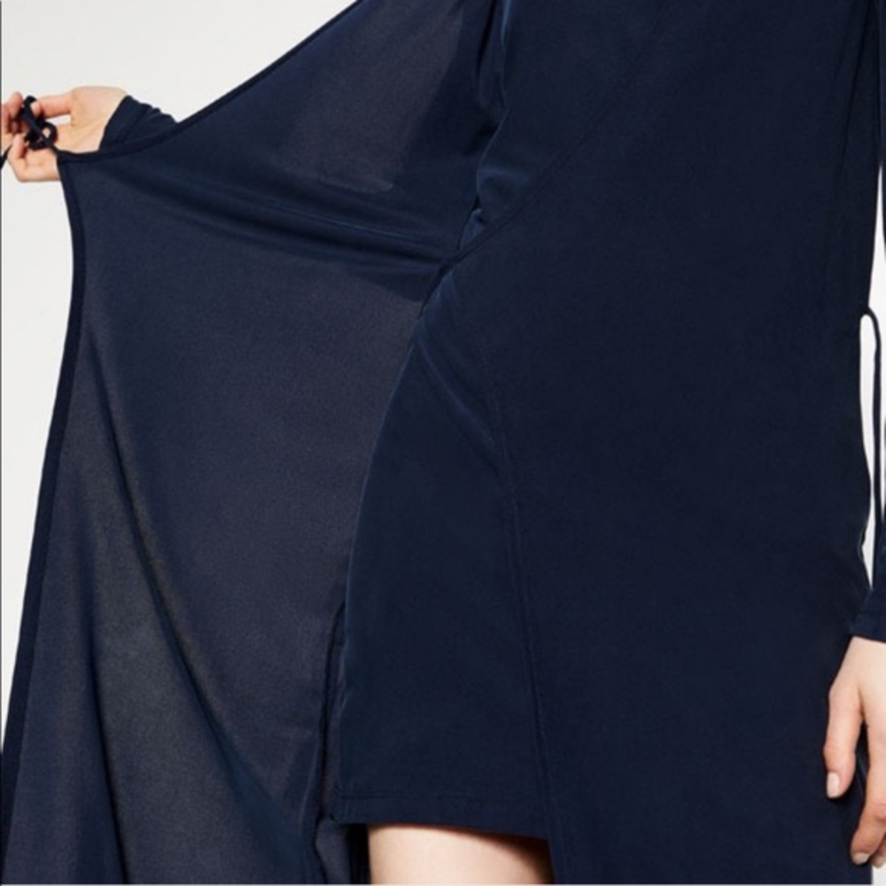 Zara CROSSOVER DRESS WITH FRONT SLIT - Picture 3 of 6